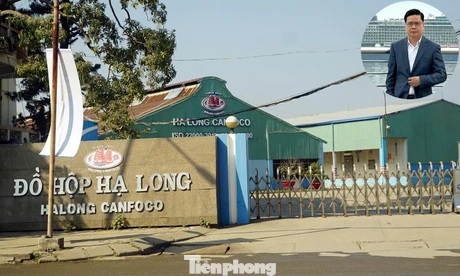 Bị can Trương Sỹ Toàn (ảnh nhỏ) - Tổng Giám đốc Công ty CP Đồ hộp Hạ Long.