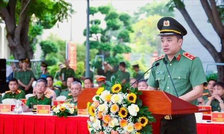 Trung tướng Mai Hoàng, Giám đốc Công an TP.HCM phát lệnh ra quân trấn áp tội phạm