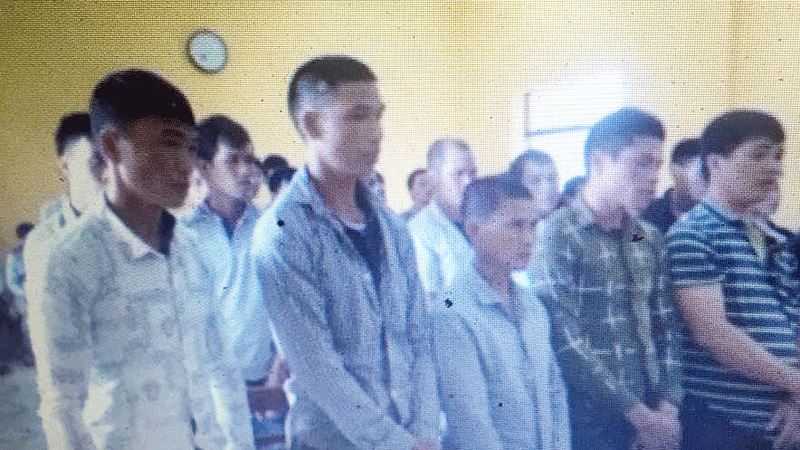 Đa phần các bị cáo đều là thanh niên địa phương tổ chức sát phạt nhau. Ảnh: Duy Chiến