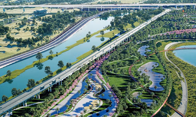 Chi tiết siêu dự án Trục Đại lộ cảnh quan sông Hồng hơn 855 nghìn tỷ đồng
