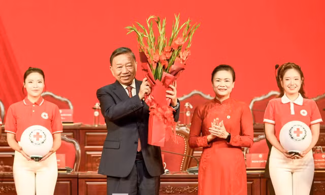 Tổng Bí thư, Chủ tịch nước Tô Lâm được suy tôn làm Chủ tịch danh dự Hội Chữ thập đỏ Việt Nam