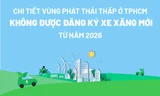 [Infographic] Chi tiết vùng phát thải thấp ở TPHCM dự kiến cấm đăng ký xe xăng từ 2026