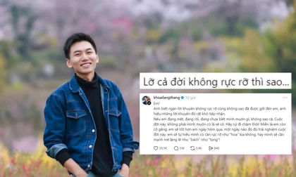 Bạn trẻ hỏi "Lỡ cả đời không rực rỡ thì sao?", Khoai Lang Thang đáp một câu giản dị