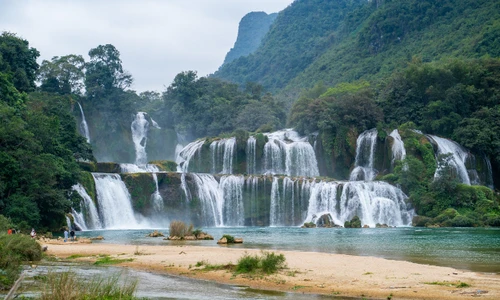 Sắp có quảng trường mốc giới thác Bản Giốc 