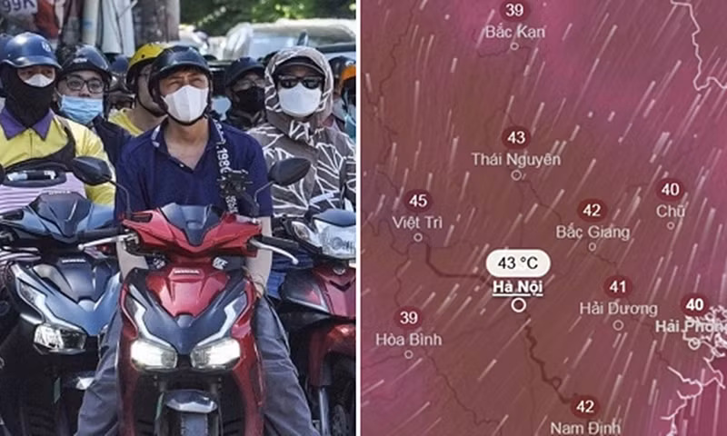 Miền Bắc sắp chuyển từ mưa diện rộng sang nắng nóng