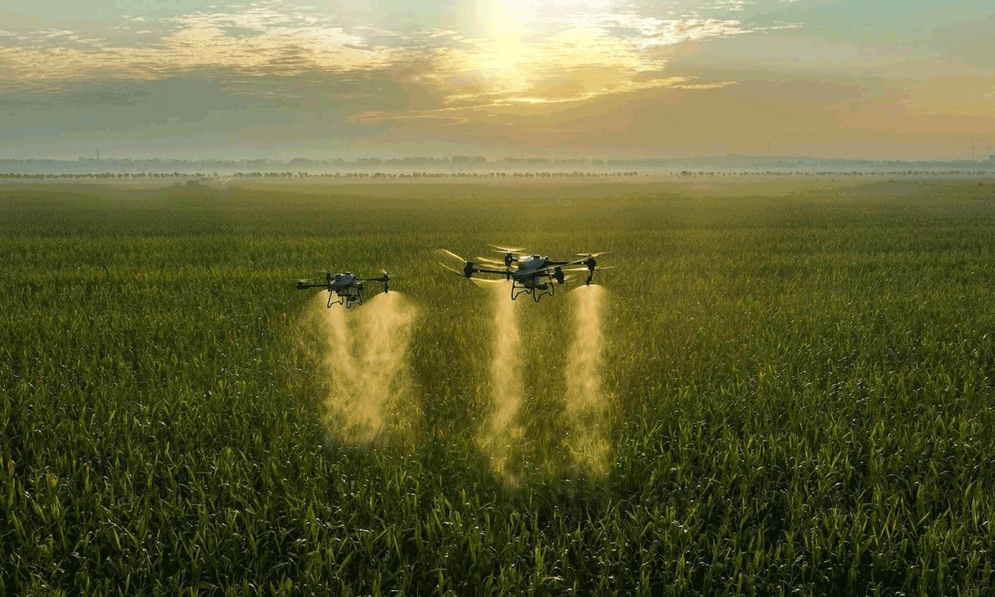 Việt Nam cần đẩy mạnh quy trình canh tác nông nghiệp theo hướng sử dụng công nghệ cao. Trong ảnh là máy bay không người lái dùng để phun thuốc bảo vệ thực vật của Công ty AgriDrone Việt Nam.