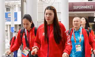Bóng chuyền nữ đi nhầm khách sạn ngày đầu tới Asiad 20 