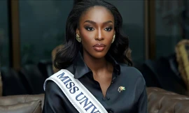 Dàn hoa hậu mặc đồ đen tưởng niệm Vương hậu Thái Lan