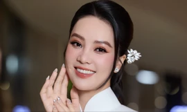 Á hậu Thụy Vân giảm hơn 10 kg