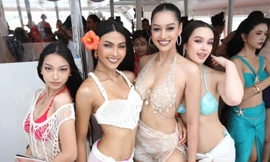 Thí sinh Hoa hậu Hoàn vũ Thái Lan khoe dáng với bikini