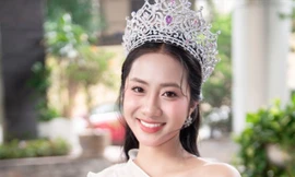 Lịch trình bận rộn của Hoa hậu Hà Trúc Linh, Á hậu Châu Anh, Vân Nhi ở Hà Nội