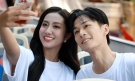 Hậu trường quay TVC của Hoa hậu Hà Trúc Linh và diễn viên Trần Nghĩa