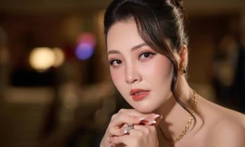 Á hậu Thụy Vân sinh con thứ hai