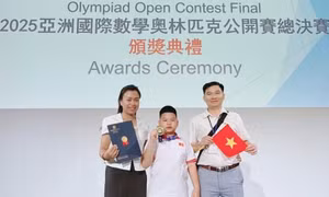 Ngọ Gia Huy: Em út của đội tuyển AIMO Việt Nam, sở hữu bộ huy chương siêu xịn