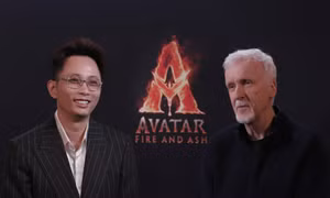 Rhymastic gặp đạo diễn James Cameron, tặng bài rap về “Avatar: Lửa Và Tro Tàn”