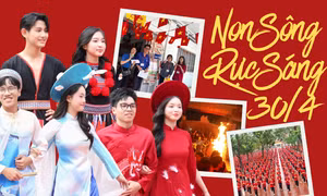 Gen Z đón mừng tháng Tư lịch sử: Tuổi trẻ sẵn sàng, chào non sông rực sáng 