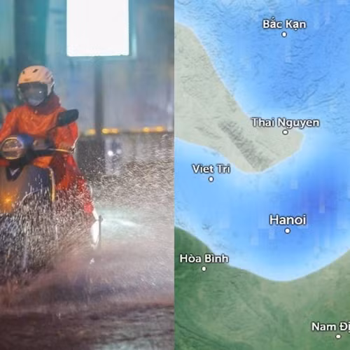 Dự báo mưa dông ở Hà Nội bắt đầu từ đêm 25/6, kéo dài đến bao giờ?