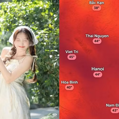 Hà Nội còn nắng nóng tới ngày 15/6, sau đó có mưa giải nhiệt