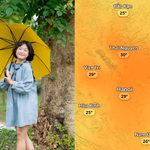 Dự báo Hà Nội mưa to từ tối 8/6, bắt đầu một tuần mát mẻ