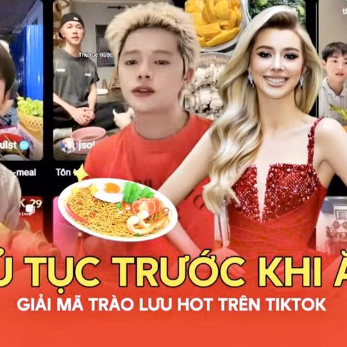 Trang Pháp, CONGB, RHYDER nhiệt tình đu trend "Thủ tục trước khi ăn"