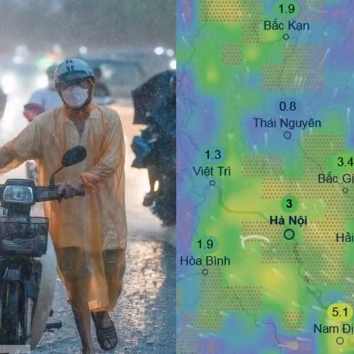 Dự báo Hà Nội có mưa từ Chủ Nhật tuần này, nhiệt độ giảm rõ rệt