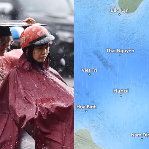 Dự báo từ mai sẽ có mưa kéo dài trong nhiều ngày ở Hà Nội