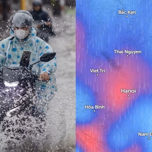 Dự báo Hà Nội mưa nhiều trong ngày 28/7, nhiệt độ cao nhất chưa tới 30 độ C
