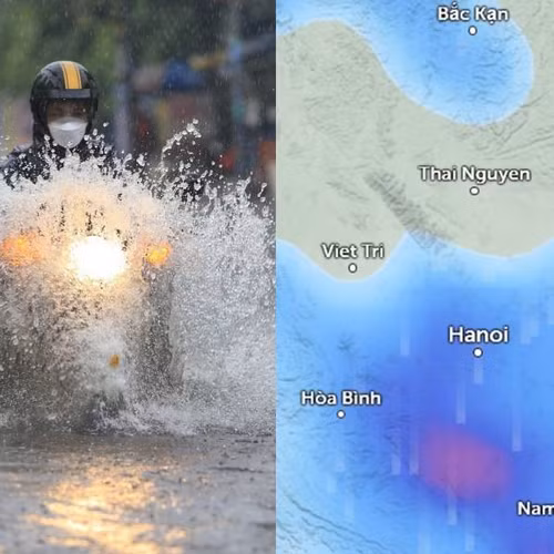 Dự báo trạng thái mưa ở Thủ đô Hà Nội sẽ kéo dài đến bao giờ?