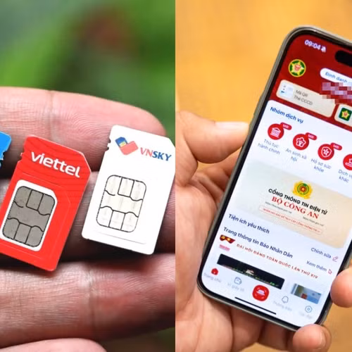 Hai cách để biết thuê bao di động đã xác thực thông qua VNeID