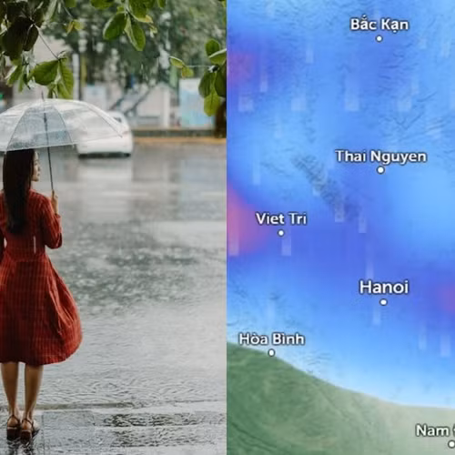 Dự báo Hà Nội sẽ mưa to, giảm nhiệt mạnh trong ngày 17/4