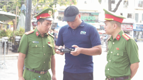 Công an Hà Nội thử nghiệm UAV giám sát an ninh trật tự