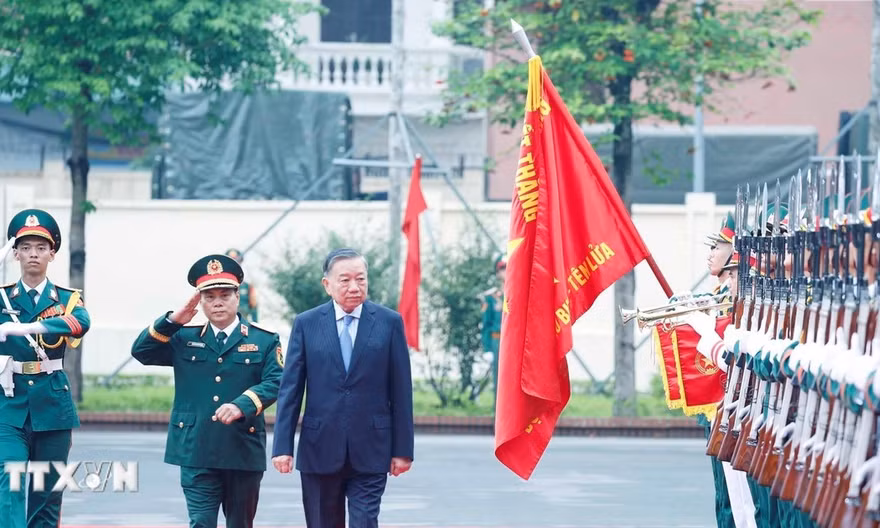Tổng Bí thư, Chủ tịch nước dự Lễ kỷ niệm 80 năm Bộ đội Pháo binh-Tên lửa