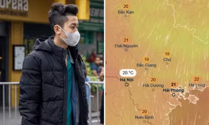Gió mùa Đông Bắc sắp về đến miền Bắc, khi nào Hà Nội chuyển lạnh 20 độ C?