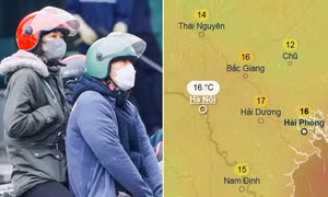 Hà Nội sắp có thời điểm rét nhất từ đầu mùa, nhiệt độ xuống mức bao nhiêu?