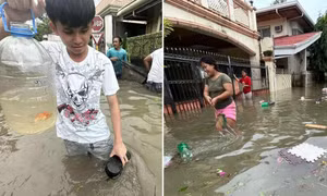 Bão Kalmaegi đổ bộ Philippines 3 lần: Ngập diện rộng, đã có người thiệt mạng
