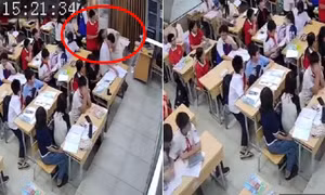 Vụ học sinh lớp 7 hành hung cô giáo ở Hà Nội: Tại sao các bạn không can thiệp?