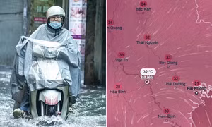 Dự báo Hà Nội sẽ giảm nhiệt hơn 10 độ C do ảnh hưởng của bão số 3 Wipha