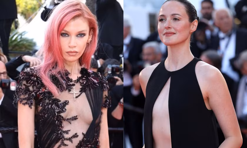 Váy xuyên thấu, hở bạo trên thảm đỏ Cannes ngày cuối