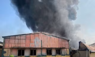 Cháy xưởng lao động tại Trại giam Quảng Ninh