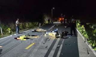 Quảng Ninh: Va chạm xe máy trong đêm khiến 3 người thương vong