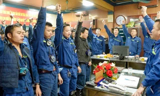 Rộn ràng trên khai trường khai thác than những ngày đầu năm