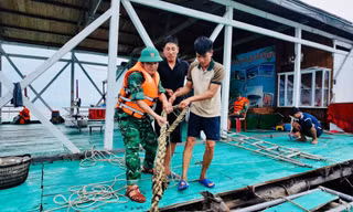 Đặc khu Cô Tô sát cánh cùng dân phòng chống cơn bão số 3