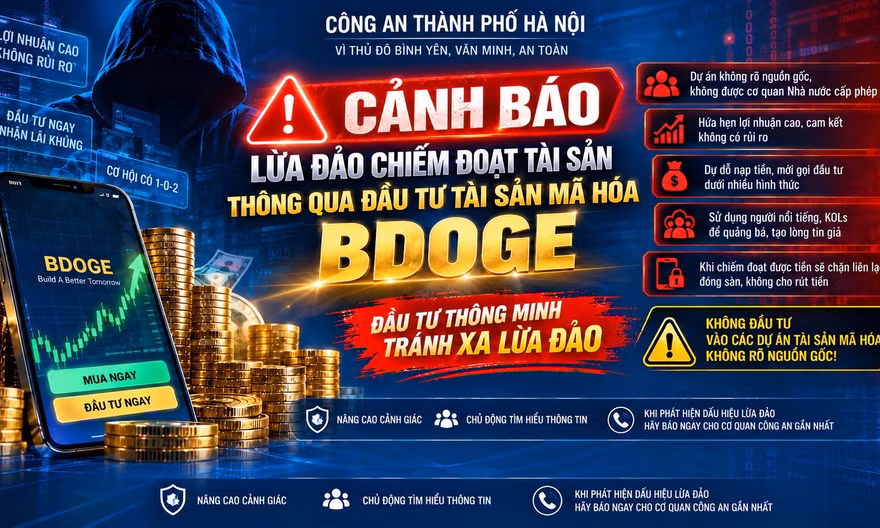 Mua 'coin rác' rồi thổi giá lên 10.000 lần để chiếm đoạt tài sản
