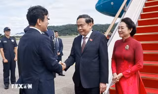 Chủ tịch Quốc hội Trần Thanh Mẫn và Phu nhân bắt đầu thăm chính thức Hàn Quốc