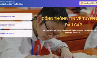 Phụ huynh hoảng hồn vì khó đăng nhập hệ thống tuyển sinh đầu cấp ở TPHCM
