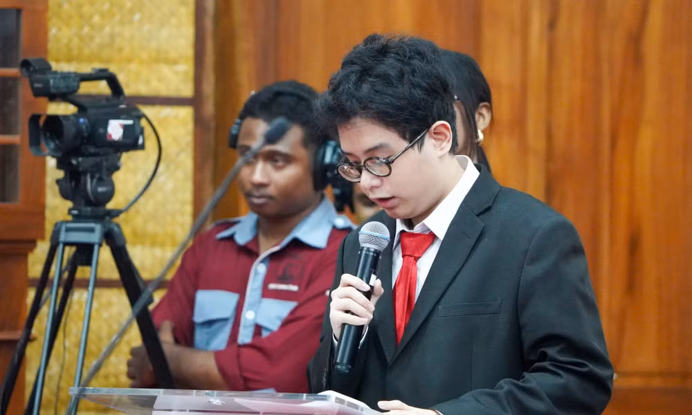 Nam sinh 14 tuổi được Tổng thống Timor-Leste mời thăm, đặt mục tiêu vào Học viện Ngoại giao