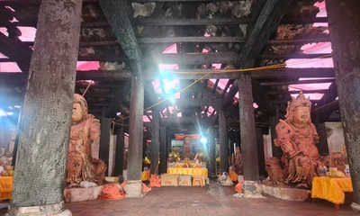 Có thể phục dựng được 90% bảo vật quốc gia chùa Phổ Quang vừa bị cháy rụi