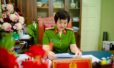 Nữ Thượng tá làm Trưởng Công an thành phố Lạng Sơn