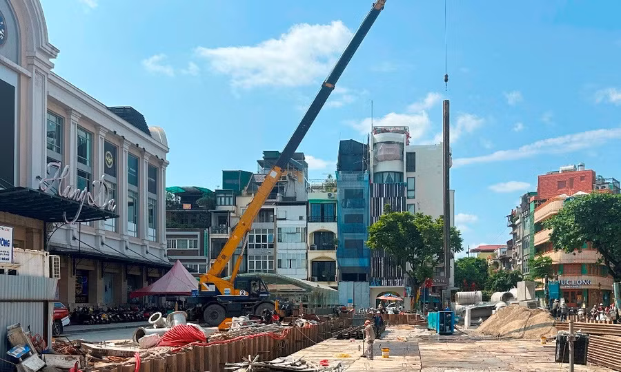 Bể ngầm chống ngập lớn nhất Hà Nội hoàn thành sau hơn 2 tháng thi công khẩn cấp