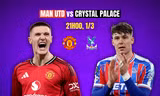 Nhận định MU vs Crystal Palace, 21h00 ngày 1/3: Thử thách cho HLV Carrick 